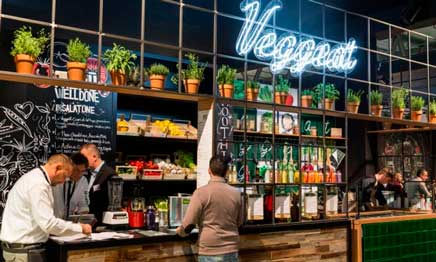 Bar recreado en la feria Host de Milán