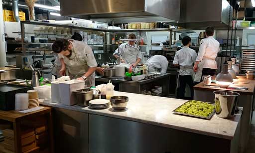 Cocina de un restaurante