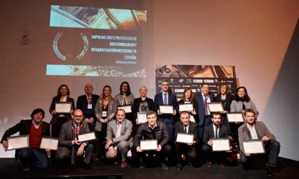 Todos los galardonados de los III Premios Re Think Hotel, en Fitur