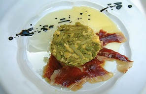 Plato del Campeonato de Cocineros de Extremadura