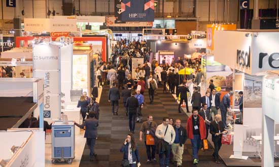 El ambiente de la feria HIP 2017