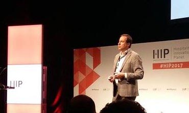 Marius Robles, CEO de Reimagine Food, en su ponencia en HIP