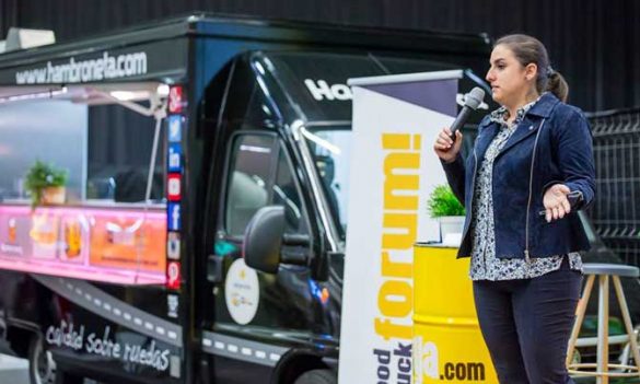 Leire Pérez, en su ponencia del Food Truck Forum