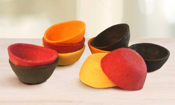 Mini tartalestas de colores de Ibepan