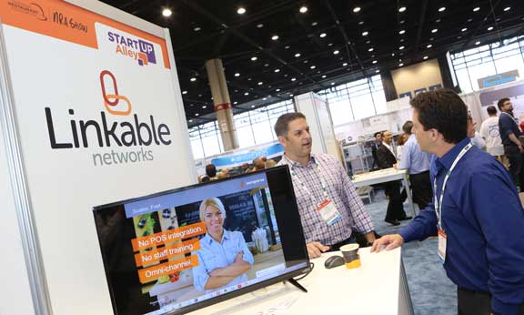 Stand de la Start Up Alley en la feria NRA