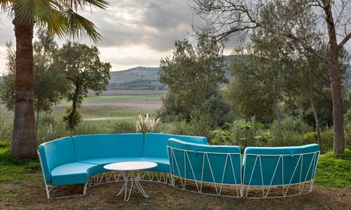 El sofá de exterior Lagarto de Isimar