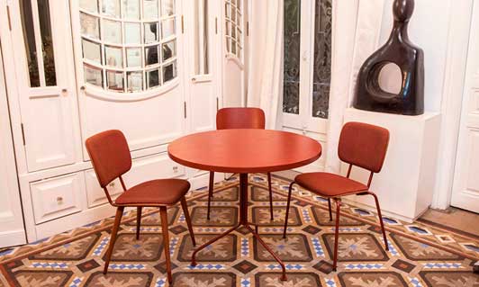 Mesas y sillas ABC de Vergés