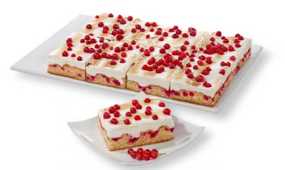 La vistosa Plancha de grosella roja con merengue de Erlenbacger