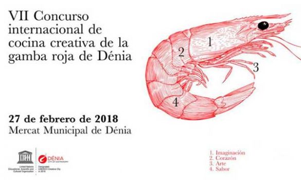 Cartel Concurso Gamba Roja de Denia 2018