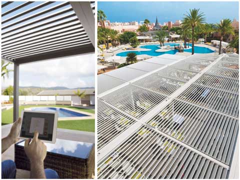 Pérgolas bioclimáticas Saxun