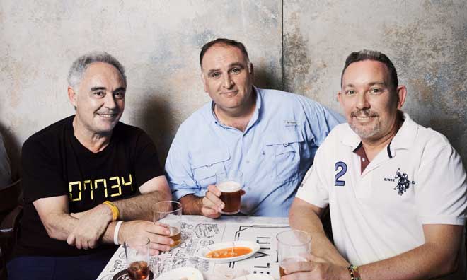 Profesionalhoreca. José Andrés, Ferran y Albert Adrià, Mercado Little Spain