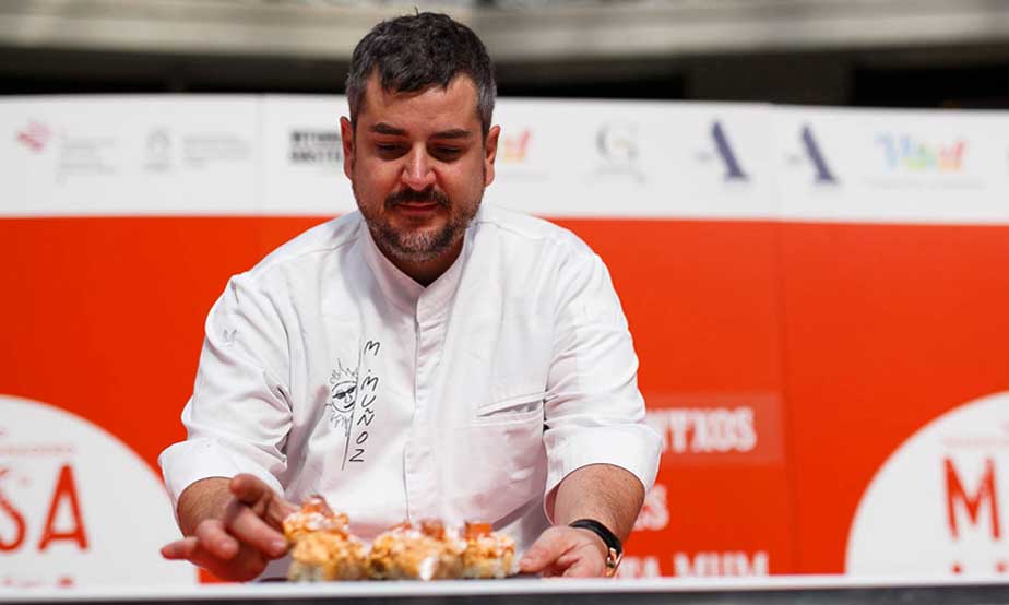 Profesionalhoreca, el chef Mikel Muñoz en Miniature Pintxos Congress 2019