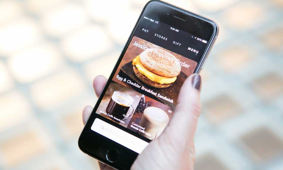 Proefsionalhoreca, app, Starbucks
