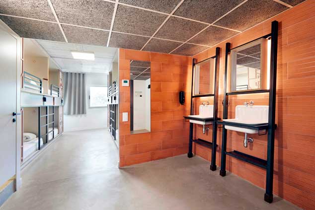 Profesionalhoreca, hostel Unite, habitación