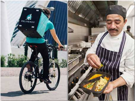 Profesionalhoreca, rider de deliveroo y cocinero de una dark kitchen