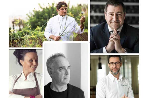 Profesionalhoreca, Mauro Colagreco, Josep Roca, Najat Kaanache, Ferran Adriá y Quique Dacosta, chefs que han intervenido en Gastronomika Live