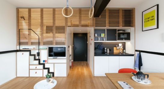 profesionalhoreca, habitación del hotel Zoku Amsterdam, un perfecto híbrido entre oficina y hotel 