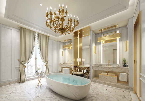 Profesionalhoreca, baño de la suite Real, hotel Mandarin Oriental Ritz