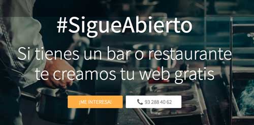 Profesionalhoreca, campaña Nominalia de webs gratis para establecimientos hosteleros