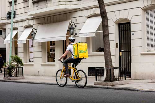 Profesionalhoreca, rider de Glovo