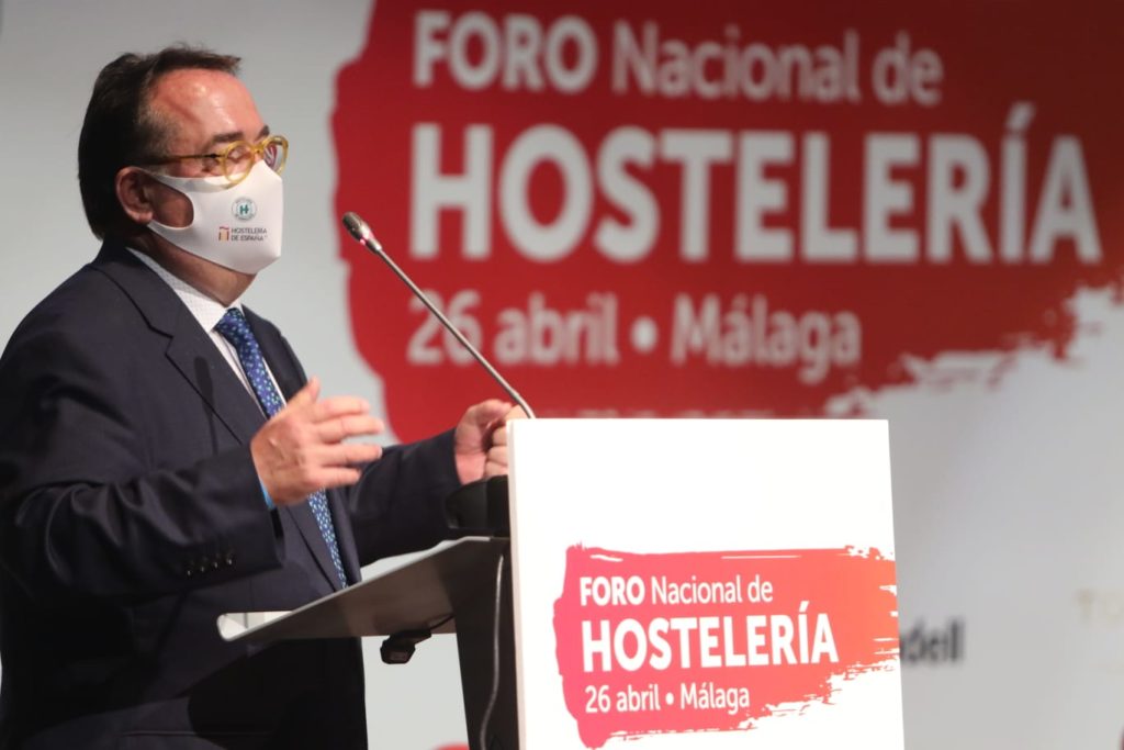 Profesionalhoreca, José Luis Yzuel, presidente de Hostelería de España, en el I Foro Nacional de Hostelería