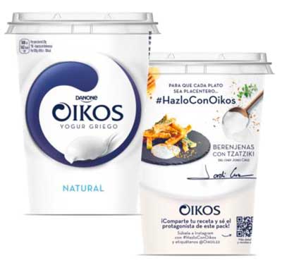 Profesionalhoreca, yogur griego Oikos en formato grande para horeca