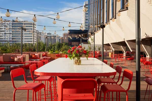 Profesionalhoreca, terraza Planta Z del hotel Canopy by Hilton Madrid Castellana