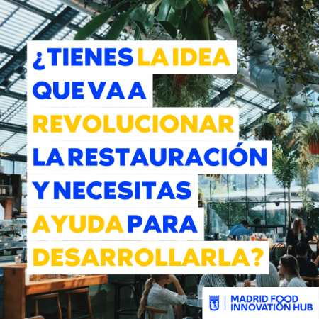 ProfesionalHoreca, cartel del Programa de Incubación para Innovación en Proyectos de Horeca