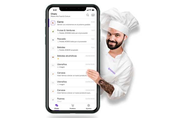 Profesionalhoreca, aplicación de pedidos Katoo