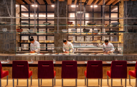 ProfesionalHoreca, La barra de sushi del restaurante Zuma Madrid