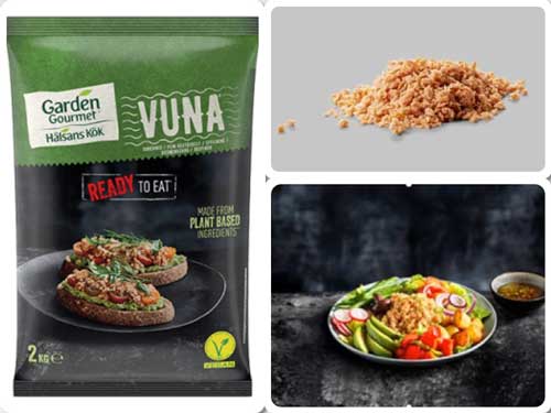 Profesionalhoreca, atún vegano de origen vegetal Vuna, de Garden Gourmet, marca de Nestlé Professional