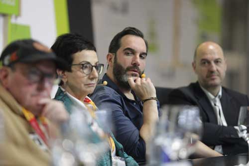 Profesionalhoreca, Rafael García Santos, Carme Ruscalleda, Mario Sandoval e Iñigo Urrechu, en la mesa redonda de cocineros del Salón Gourmets