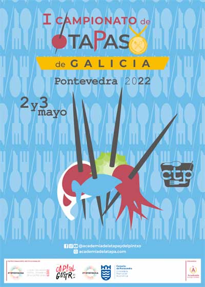 Profesional Horeca, I Campeonato de tapas de Galicia, cartel