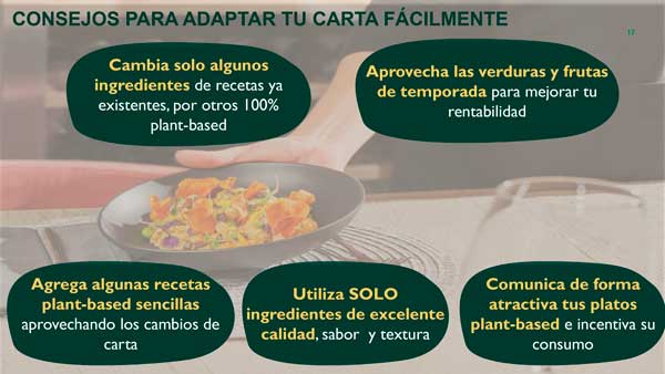 Profesionalhoreca, consejor para adaptar la carta a una oferta plantbased