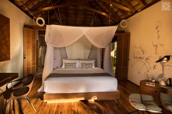 Profesionalhoreca, cama del resort Zuri Zanzibar, vestida por Resuinsa