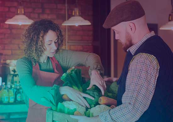 Profesionalhoreca, restaurante sostenible, compra de verduras