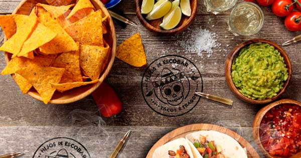 Proesionalhoreca, platos de Hijos de Escobar, Tacos & Tragos, comida mexicana, Lew Brand