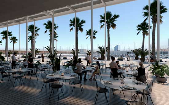 Profesionalhoreca, ejemplo de restaurante del nuevo Port Olimpic de Barcelona