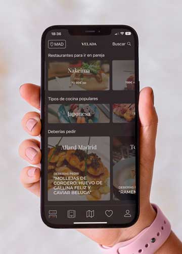 Profesionalhoreca, app de la guía gastronómica Velada