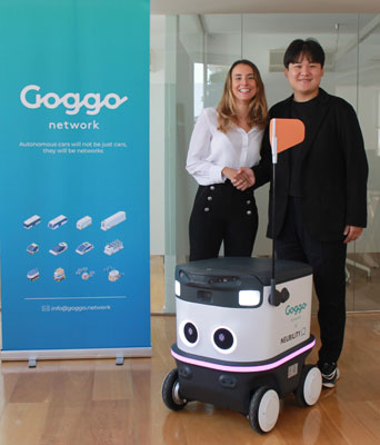 Profesionalhoreca, Yasmine Fage, cofundadora de Goggo Network, y Andrew Lee, fundador y CEO) de Neubility