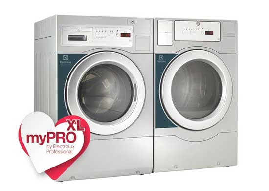 Profesionalhoreca, lavadora y secadora de la gama MyPro XL de Electrolux Professional 