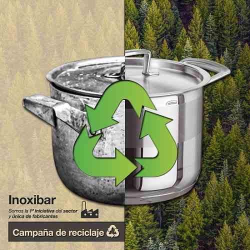 ProfesionalHoreca, Inoxibar campaña de reciclaje de ollas, cazos, cazuelas y sartenes.