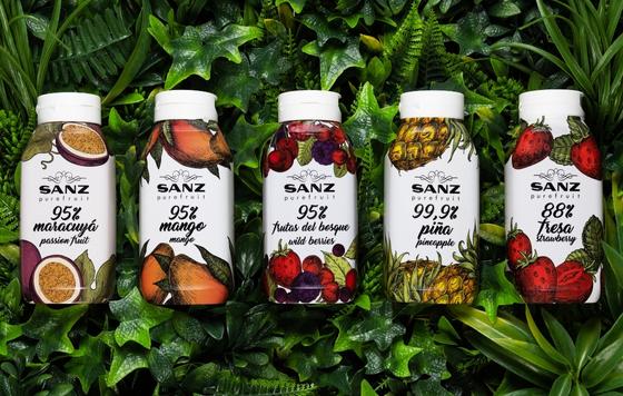 Sanz Cocktails lanza su nueva gama de purés de fruta no congelados Sanz Purefruit