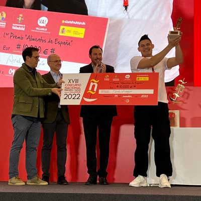 Profesionalhoreca, Ariel Munguía, ganador en el Campeonato Nacional de Tapas de Valladolid 2022