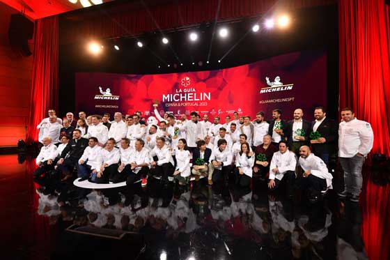 Profesionalhoreca, chefs premiados en la gala de la Guía Michelin 2023