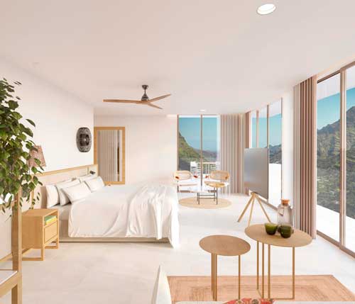 Profesionalhoreca, Habitación del resort Paradisus Gran Canaria, que se inaugurará en marzo. Hoteles de lujo de Meliá
