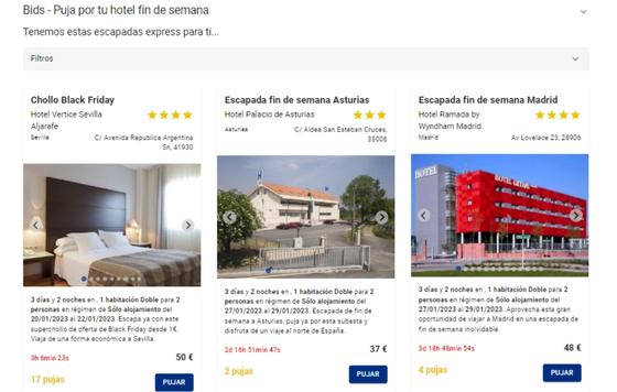 ProfesionalHoreca- Hotel&bids, subasta de habitaciones de hotel