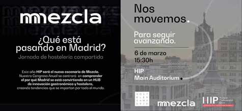 Profesionalhoreca, cartel del congreso mezcla en HIP 2023