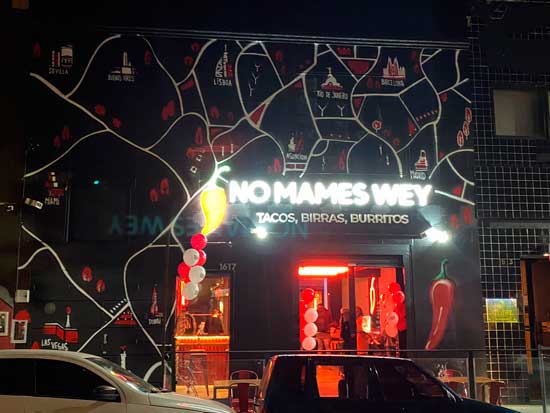 Profesionalhoreca, Fachada del primer local No Mames Way en Buenos Aires