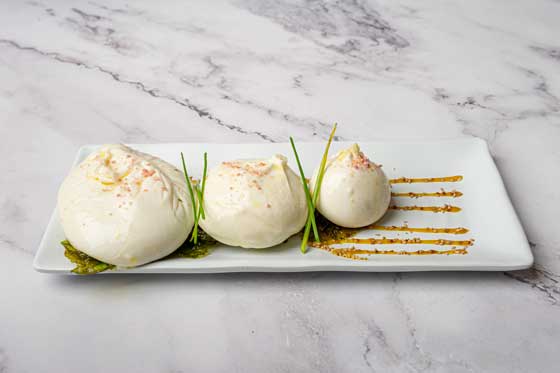 Profesionalhoreca, Tres formatos de burrata congelada Laduc